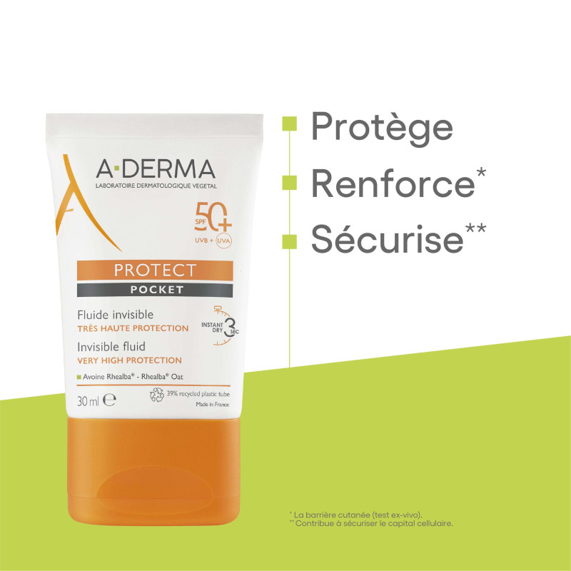 A-derma Protect SPF50+Fluide Invisible Pocket - Paramarket