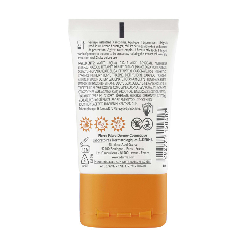 A-derma Protect SPF50+Fluide Invisible Pocket - Paramarket