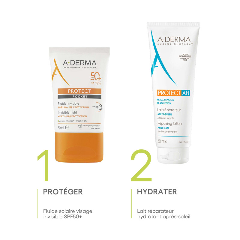 A-derma Protect SPF50+Fluide Invisible Pocket - Paramarket