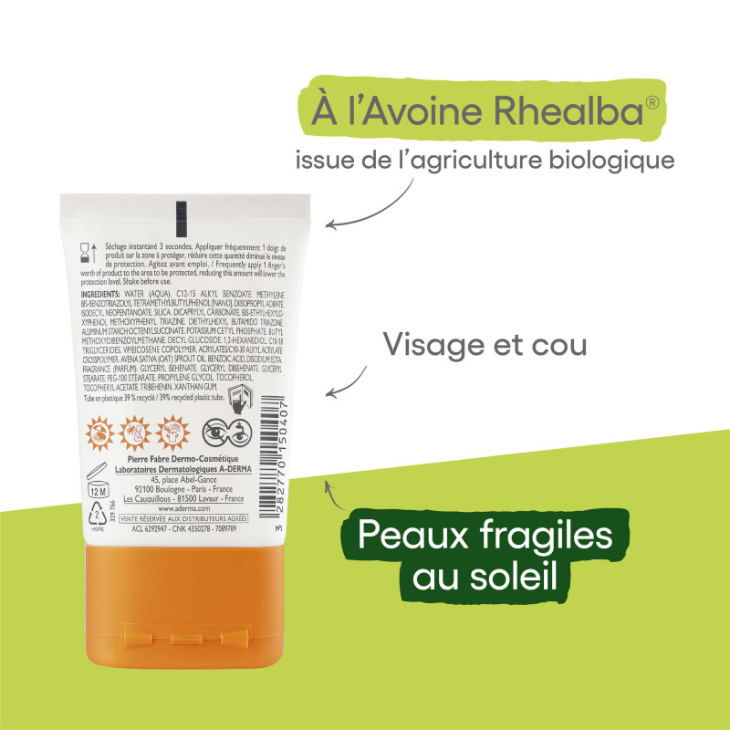 A-derma Protect SPF50+Fluide Invisible Pocket - Paramarket