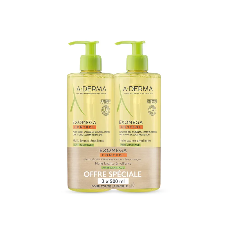 EXOMEGA CONTROL Gel Lavant 500ml Duo - Paramarket