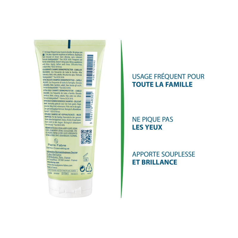 Ducray Shampoing extra-doux format voyage - Paramarket