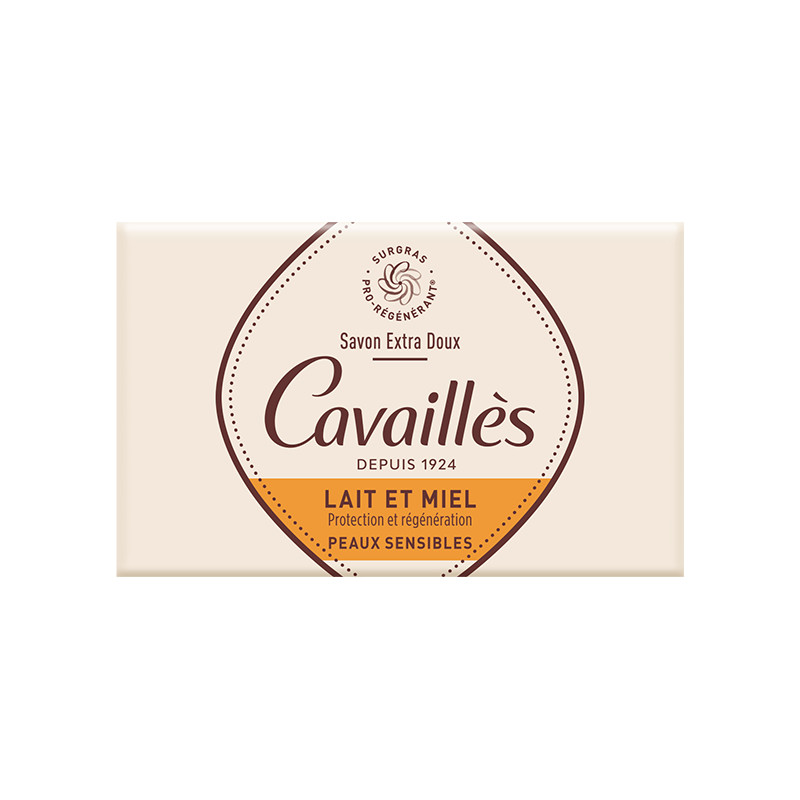 Cavaillès Savon Surgras Extra-Doux Lait et Miel - Paramarket