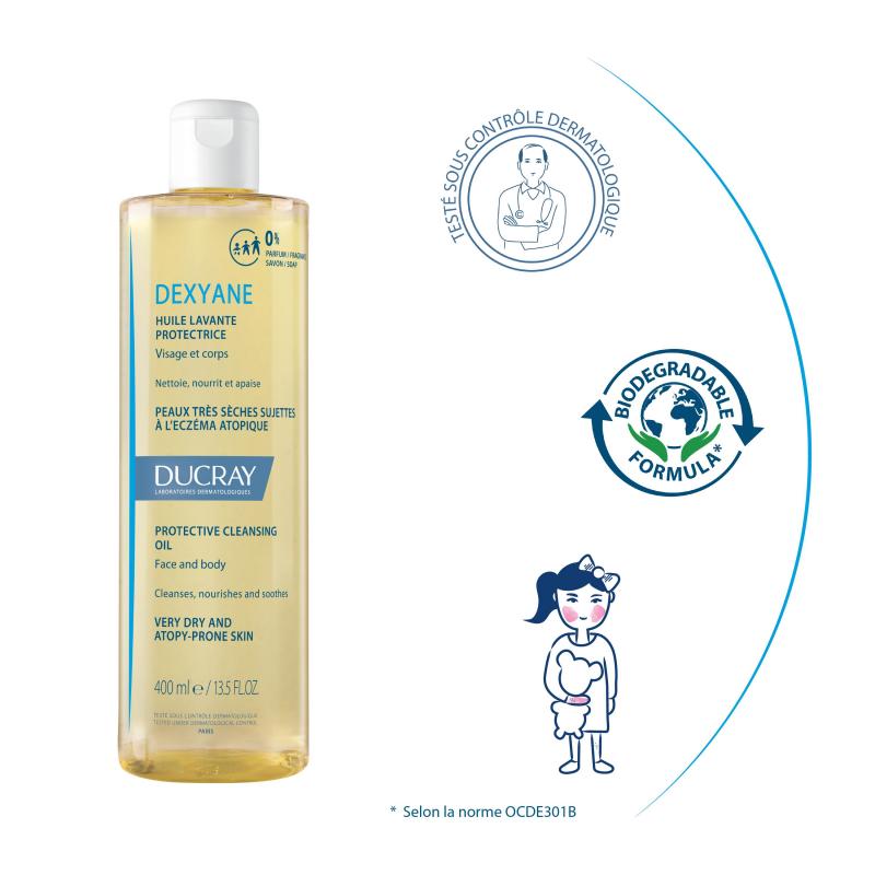 Ducray Dexyane Huile lavante protectrice - Paramarket