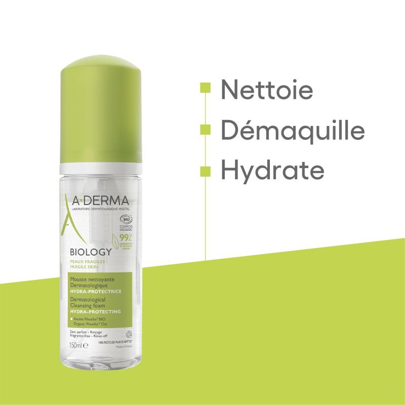 A-DERMA BIOLOGY Mousse nettoyante - Paramarket