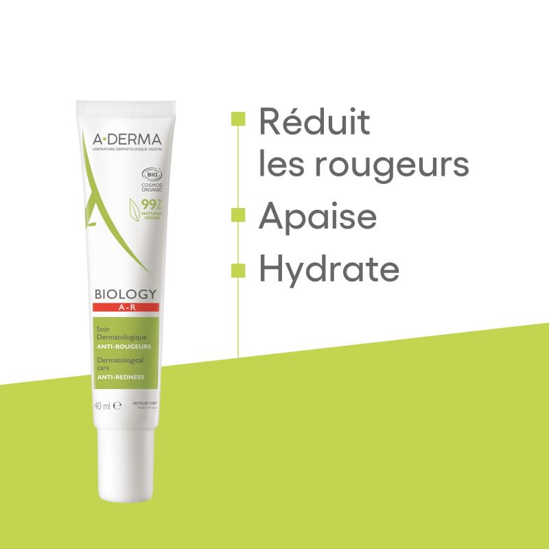 ADERMA BIOLOGY AR Crème anti-rougeurs visage - Paramarket