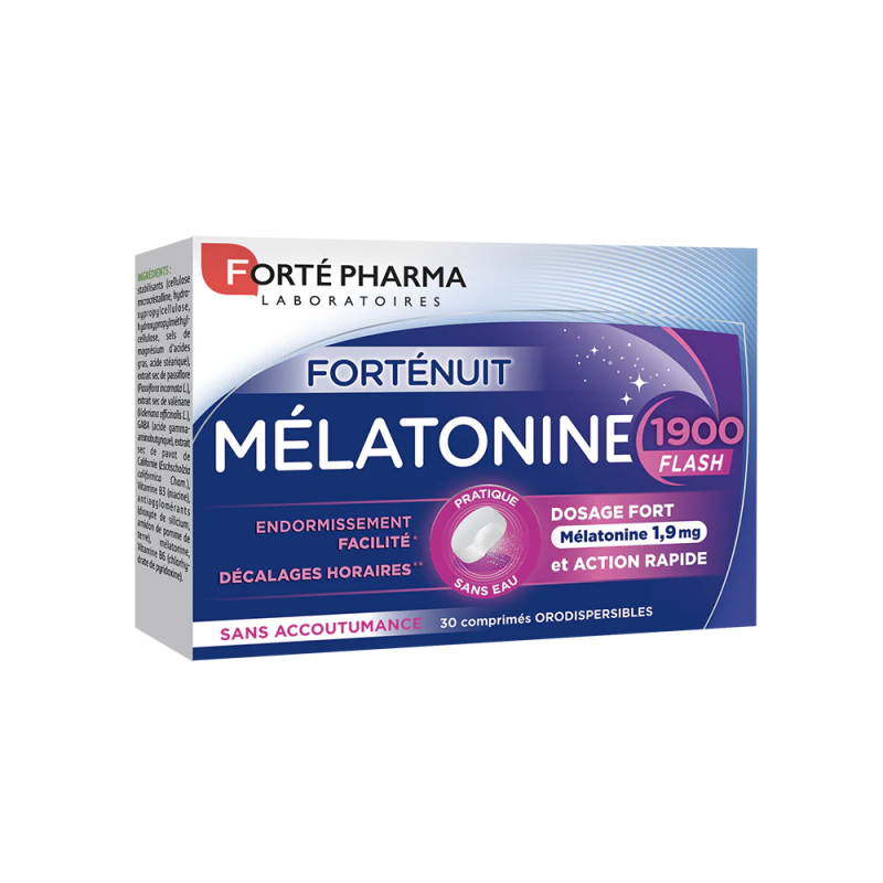 Forté Melatonine 1900 Flash Comprimés - Paramarket.com