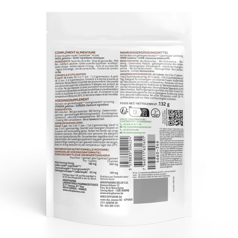 ARKOROYAL Gummies famille bio - Paramarket.com