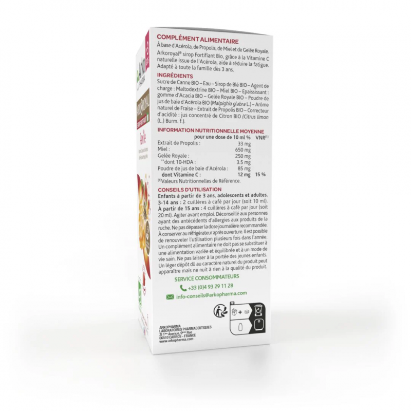 ARKOROYAL Sirop Fortifiant Famille Bio - Paramarket.com