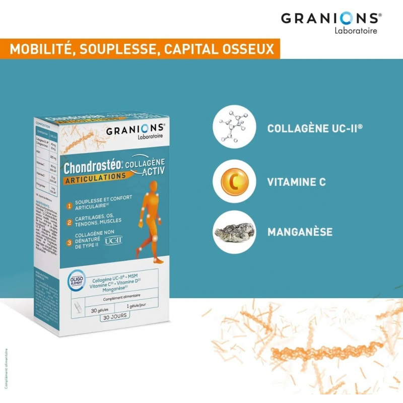 CHONDROSTEO+ Collagène Activ - Paramarket