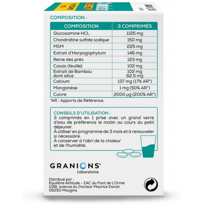 CHONDROSTEO+ Articulations Comprimés - Paramarket