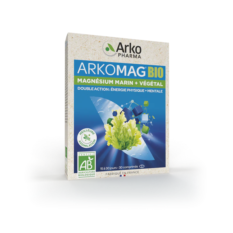 Arkopharma Arkomag BIO Magnésium marin & végétal comprimés - Paramarket