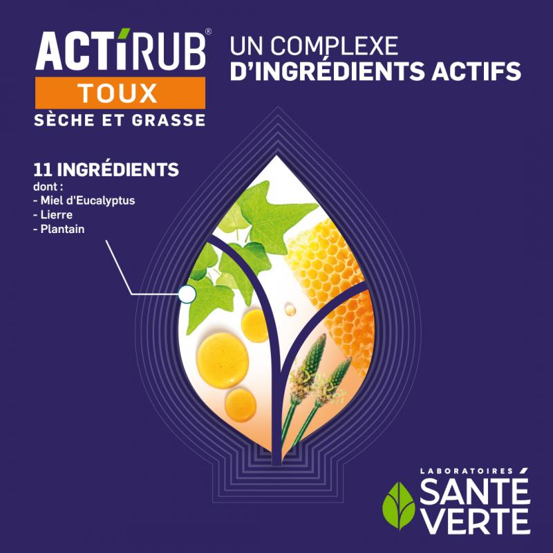 Santé Verte Actirub Sirop Toux - Paramarket.com