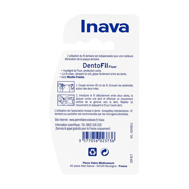 Inava Dentofil Fluor fil dentaire fluoré – Paramarket.com