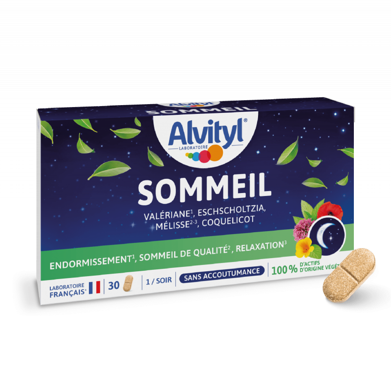Alvityl SOMMEIL Comprimés 4 actifs d'origine végétale – Paramarket.com