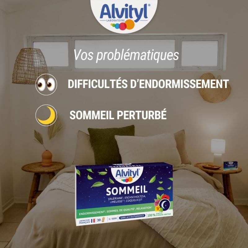 Alvityl SOMMEIL Comprimés 4 actifs d'origine végétale – Paramarket.com