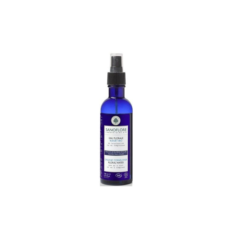 Veritable Eau Florale Bleuet Bio des laboratoires Sanoflore