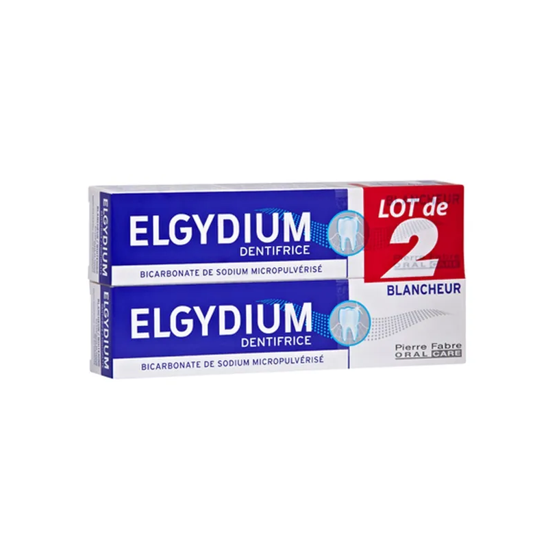 Elgydium Dentifrice Blancheur 75ml Duo – Paramarket.com