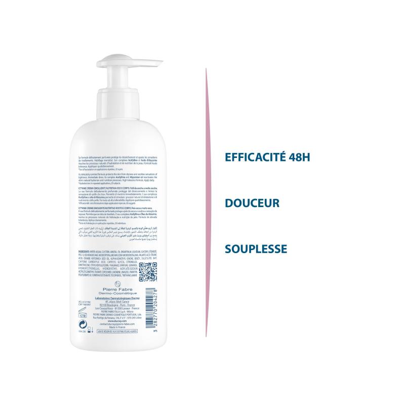 Ducray Ictyane Crème émolliente nutritive flacon pompe – Paramarket.com