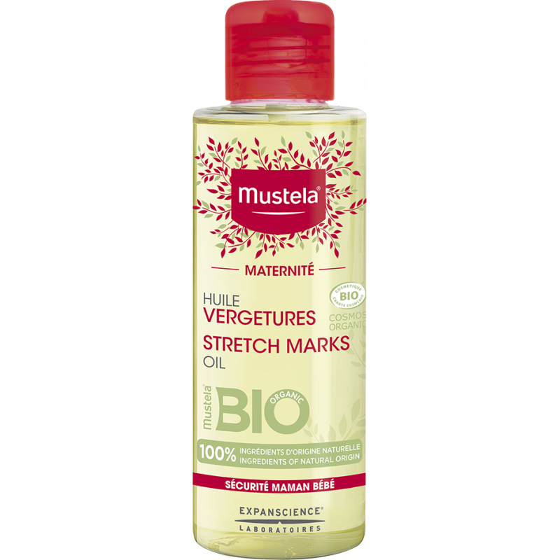 Mustela Maternité Huile vergetures certifié bio – Paramarket.com