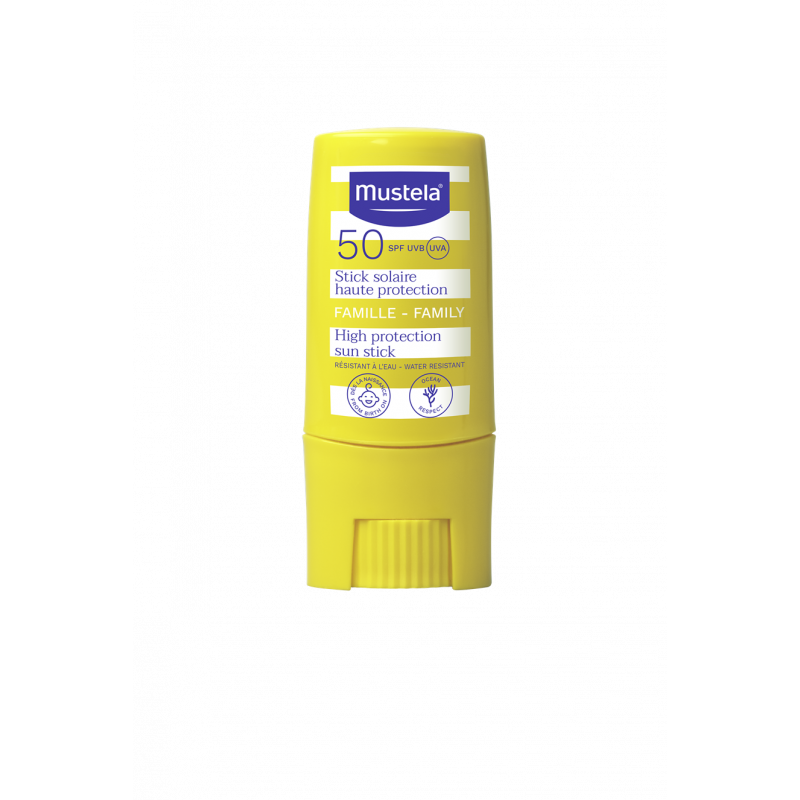 Mustela Solaire Stick haute protection SPF50 à l'huile d'avocat – Paramarket.com