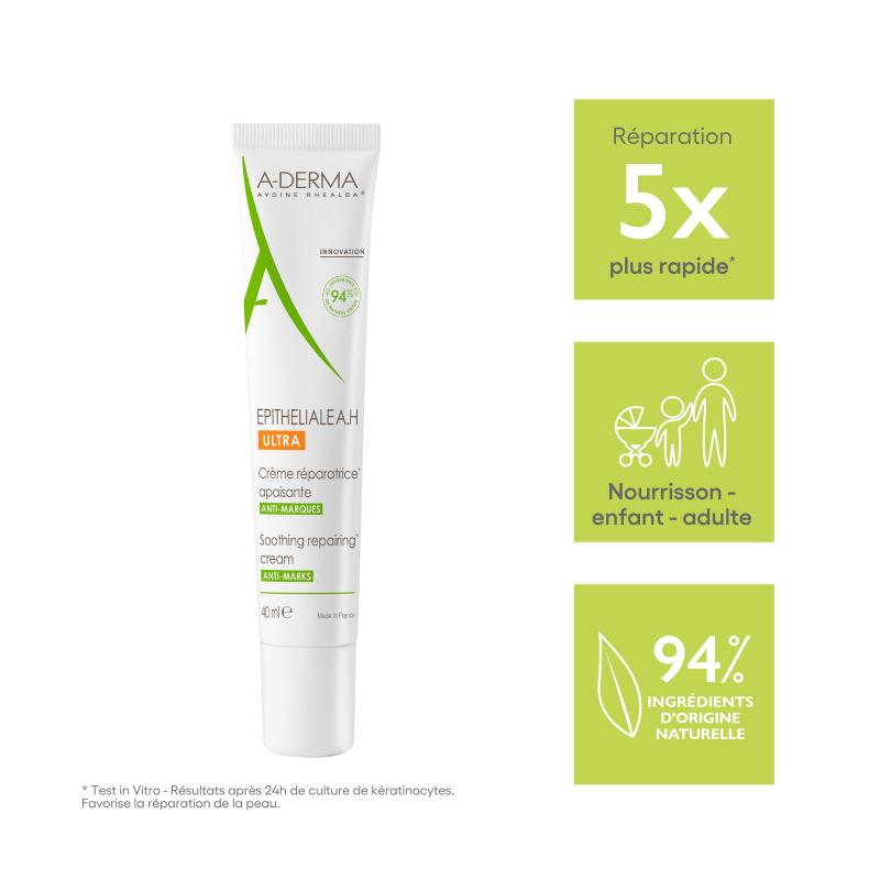 A-Derma EPITHELIALE A.H Ultra Crème réparatrice apaisante anti-marques – Paramarket.com