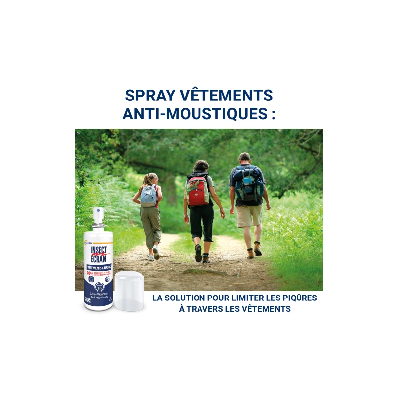 Insect-Ecran Spray Vêtements & Tissus – Paramarket.com