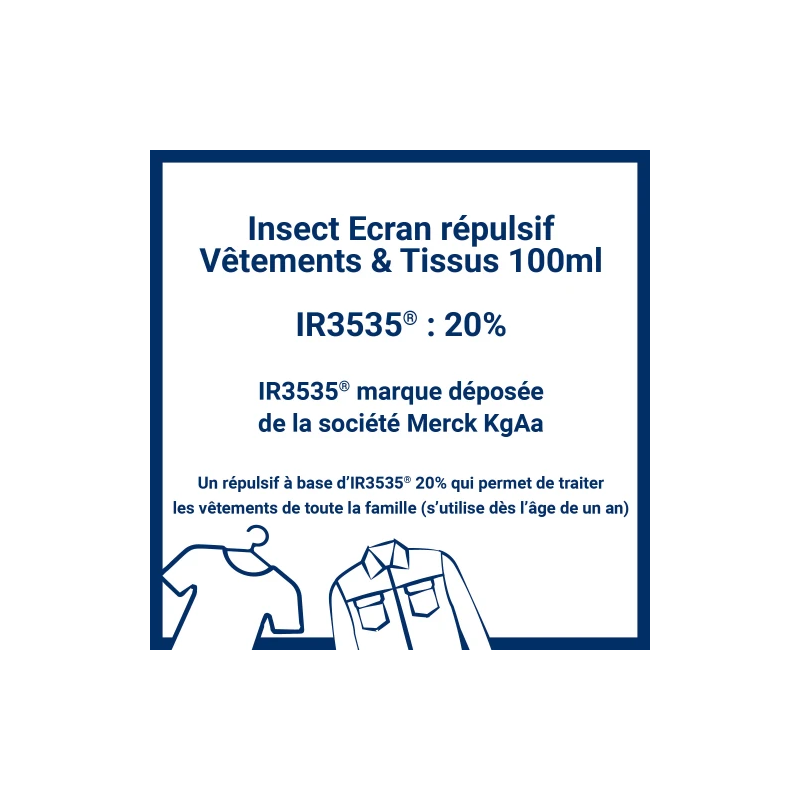 Insect-Ecran Spray Vêtements & Tissus – Paramarket.com