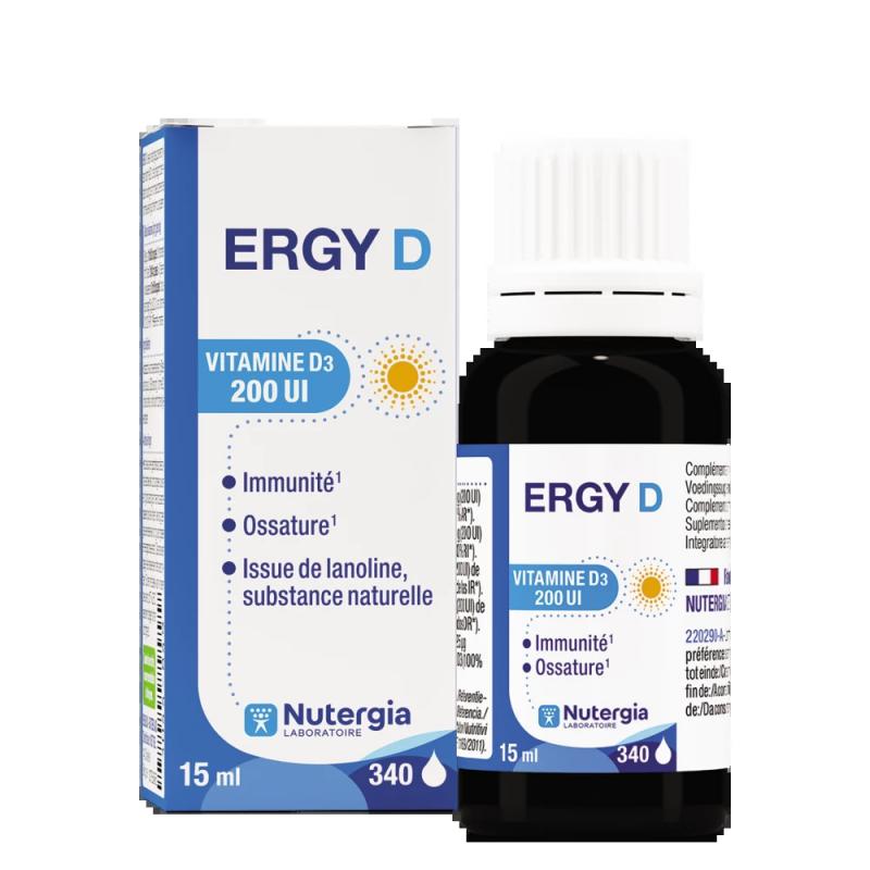 Ergy D des laboratoires Nutergia - Paramarket.com