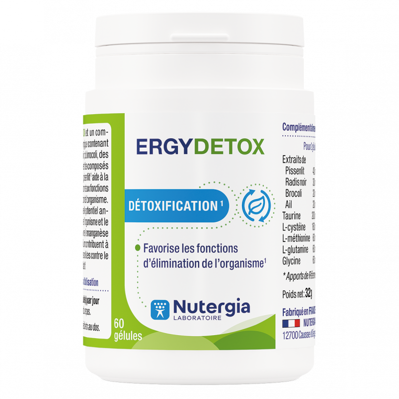 Nutergia Ergydetox Détoxification - Paramarket.com