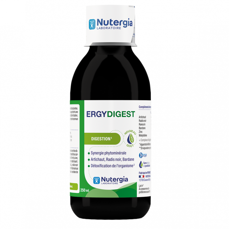 Ergydigest des laboratoires Nutergia - Paramarket.com