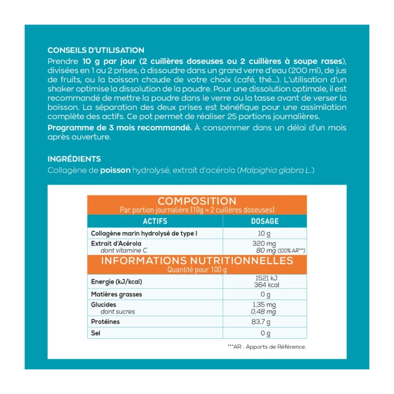 Granions Collagène Marin Type 1 Gout neutre - Paramarket.com