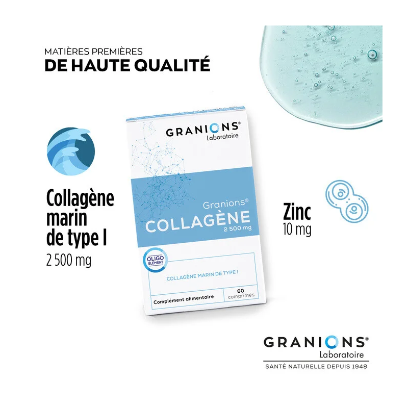 Granions Collagène Marin 2500mg Type 1 – Paramarket.com