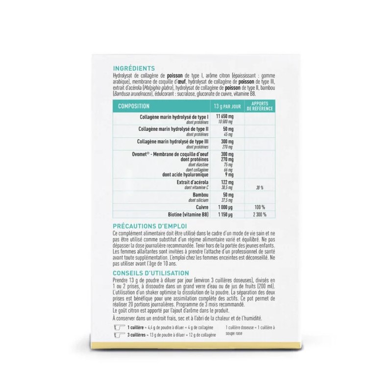 Granions Collagène+ Multi type I, II, III, V, X Poudre – Paramarket.com