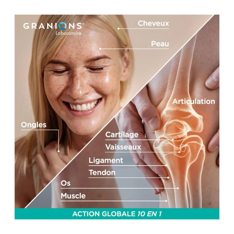 Granions Collagène+ Multi type I, II, III, V, X Poudre – Paramarket.com