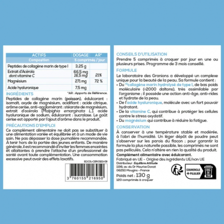 Granions Collagene+ Beauté 3.25g Gout Cerise – Paramarket.com Granions Collagene+ Beauté 3.25g Gout Cerise – Paramarket.com