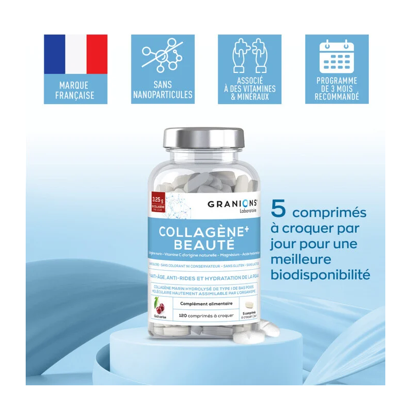 Granions Collagene+ Beauté 3.25g Gout Cerise – Paramarket.com