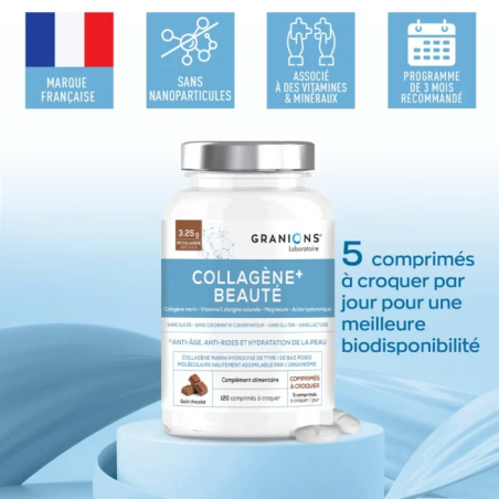 Granions Collagene+ Beauté 3.25g Gout Chocolat – Paramarket.com Granions Collagene+ Beauté 3.25g Gout Chocolat – Paramarket.com