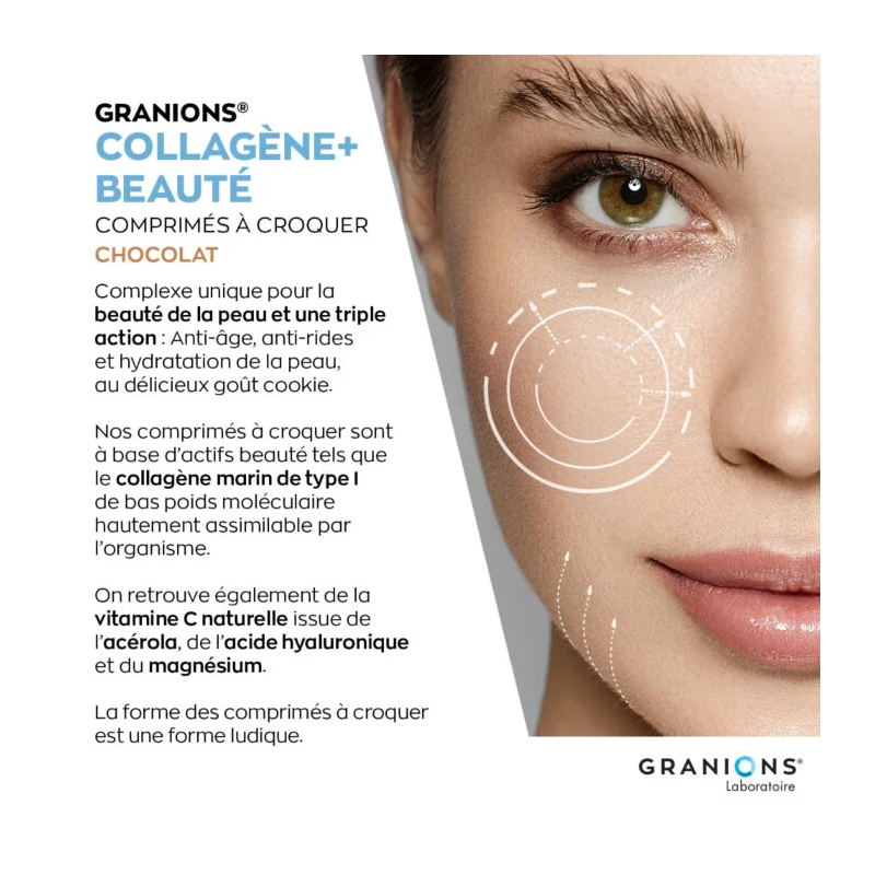 Granions Collagene+ Beauté 3.25g Gout Chocolat – Paramarket.com