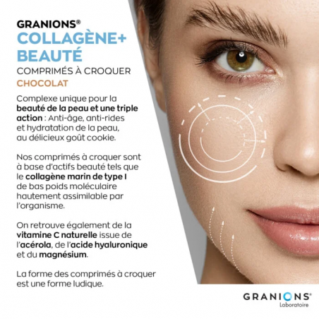 Granions Collagene+ Beauté 3.25g Gout Chocolat – Paramarket.com Granions Collagene+ Beauté 3.25g Gout Chocolat – Paramarket.com
