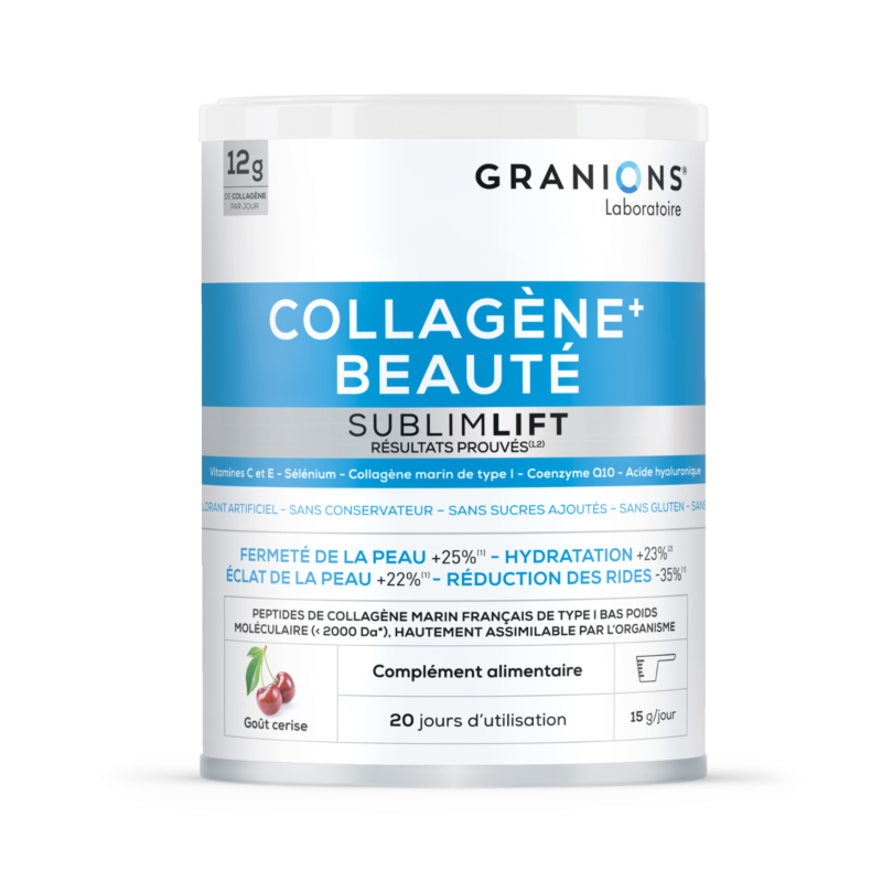Granions Collagene+ Sublimlift Beauté Poudre Gout Cerise – Paramarket.com