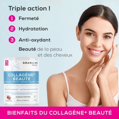 Granions Collagene+ Beauté 9g Gout Grenade – Paramarket.com Granions Collagene+ Beauté 9g Gout Grenade – Paramarket.com
