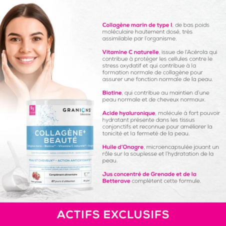 Granions Collagene+ Beauté 9g Gout Grenade – Paramarket.com Granions Collagene+ Beauté 9g Gout Grenade – Paramarket.com