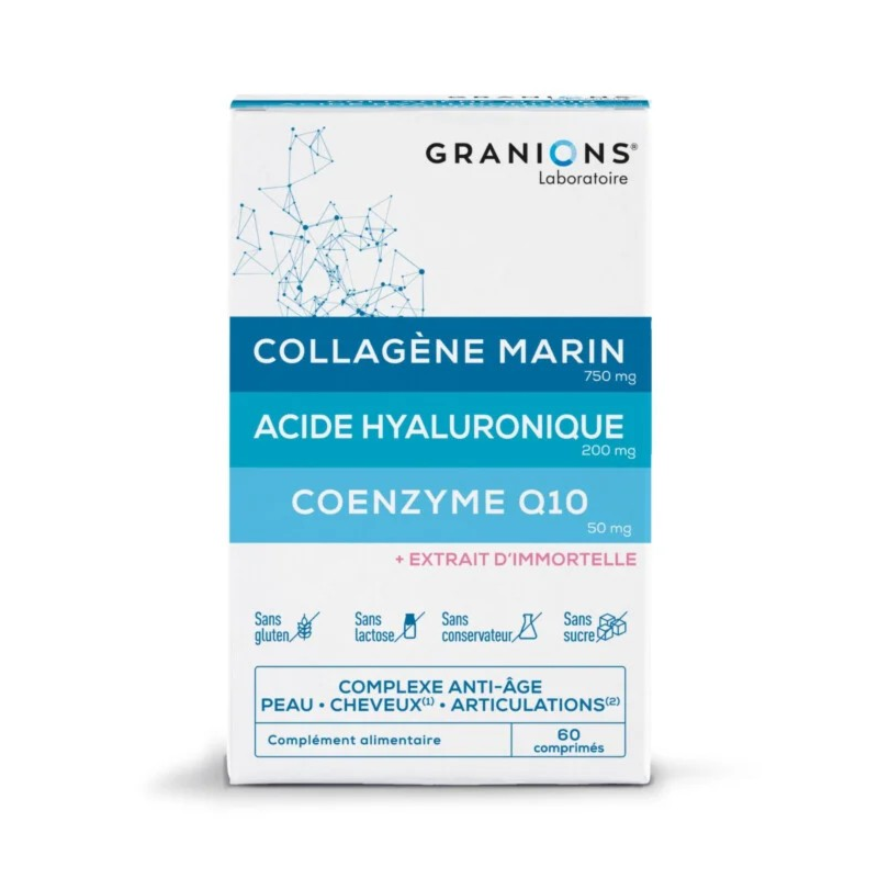 Granions Collagène Complexe Anti-âge Acide hyaluronique & Coenzyme Q10 – Paramarket.com