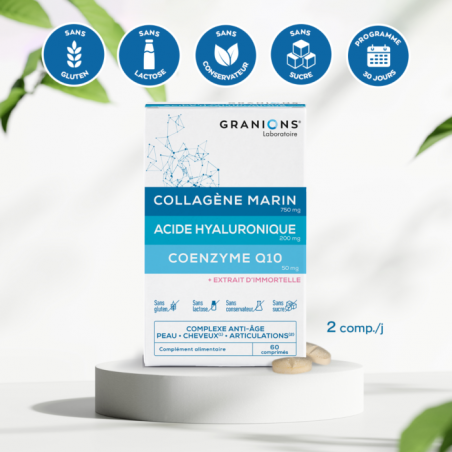 Granions Collagène Complexe Anti-âge Acide hyaluronique & Coenzyme Q10 – Paramarket.com Granions Collagène Complexe Anti-âge Acide hyaluronique & Coenzyme Q10 – Paramarket.com