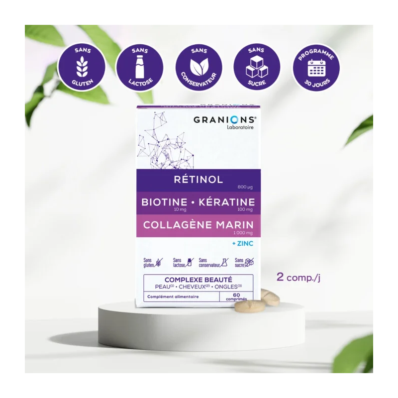 Granions Collagene Complexe Beauté Peau Cheveux Ongles – Paramarket.com
