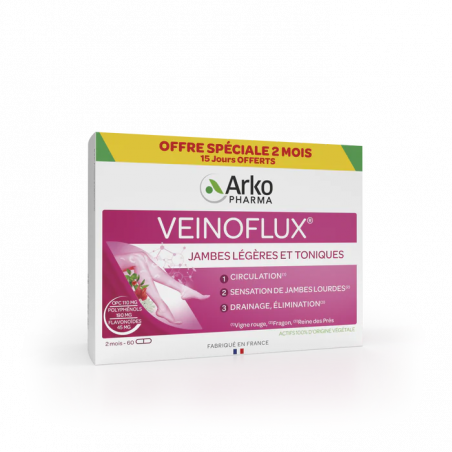 Arkopharma Veinoflux Jambes légères et toniques - Paramarket.com Arkopharma Veinoflux Jambes légères et toniques - Paramarket.com