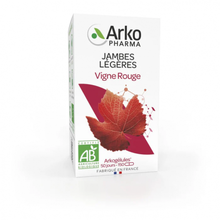 Arkogelules Vigne Rouge Bio Jambes légères – Paramarket.com Arkogelules Vigne Rouge Bio Jambes légères – Paramarket.com