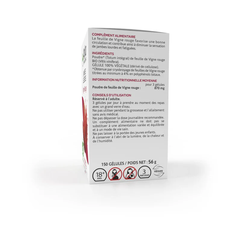 Arkogelules Vigne Rouge Bio Jambes légères – Paramarket.com