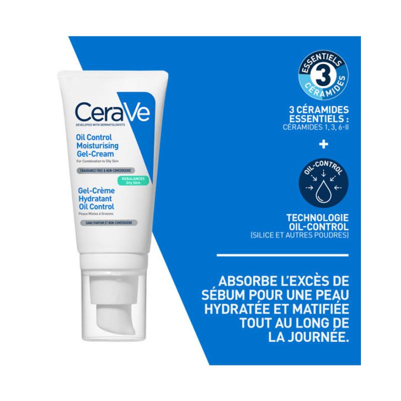 Cerave Gel-Crème Hydratant Oil Control Visage – Paramarket.com